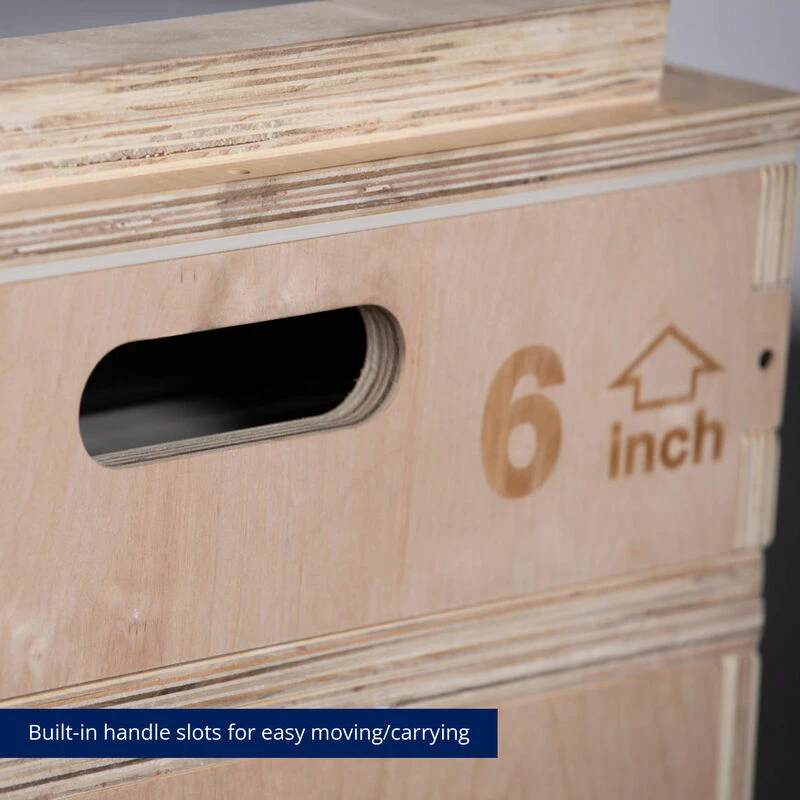 Stackable Wood Jerk Blocks With Silencer Pad - Image 7